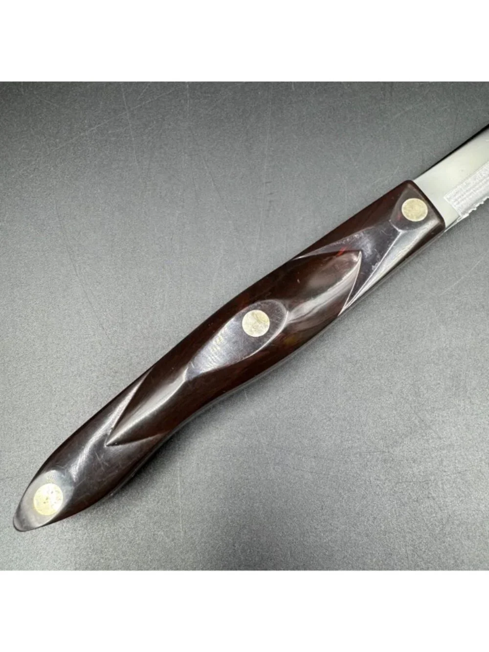 Cutco 1729 Brown Swirl Handle 12